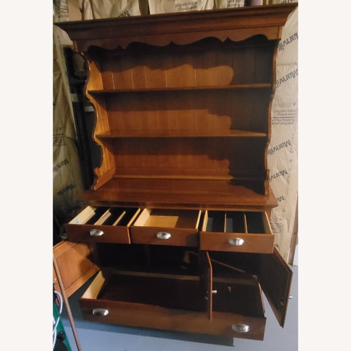 Used Vintage Thomasville Hutch Two-Piece Cabinet for sale on AptDeco