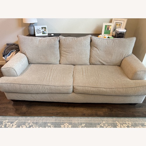Used Ashley Furniture Light Gray Fabric Sleeper Sofa for sale on AptDeco