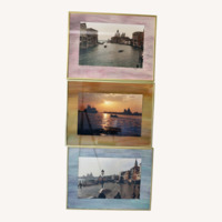 Set of 3 Framed Venice Photos Vintage
