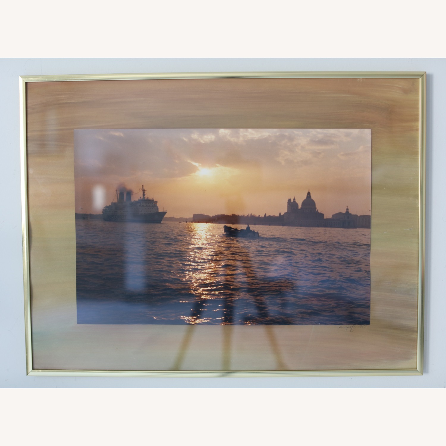 Set of 3 Framed Venice Photos Vintage - image-2