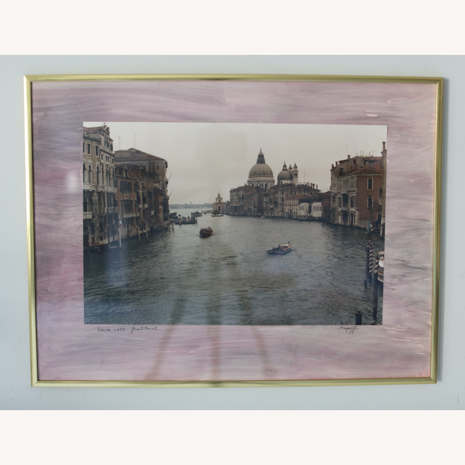Set of 3 Framed Venice Photos Vintage - image-9