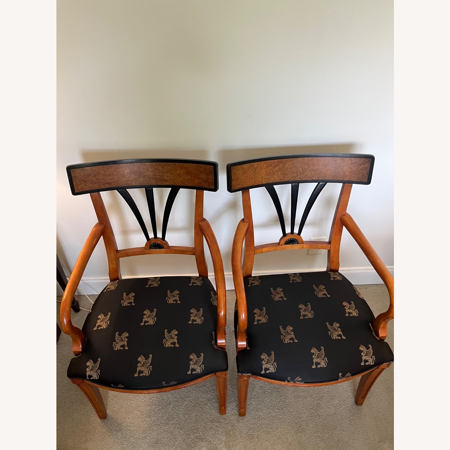 Century Furniture Wood Dining Chairs - image-6