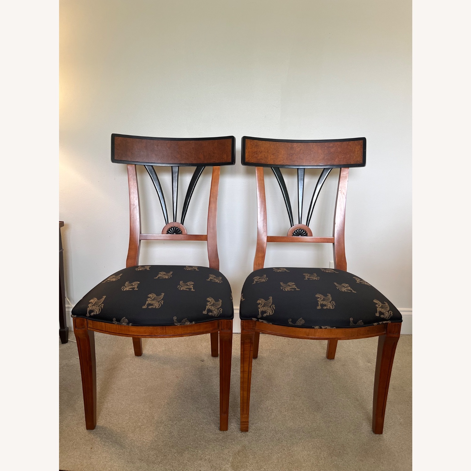 Century Furniture Wood Dining Chairs - image-9