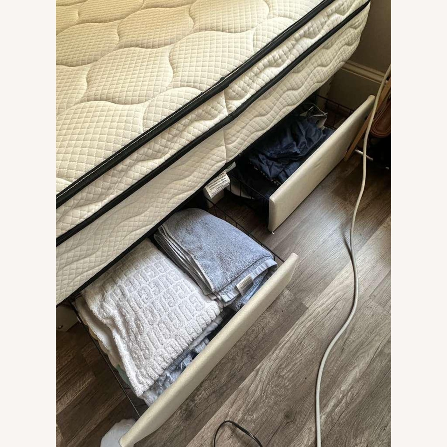 Amazon Beige Fabric Full Bed - image-4