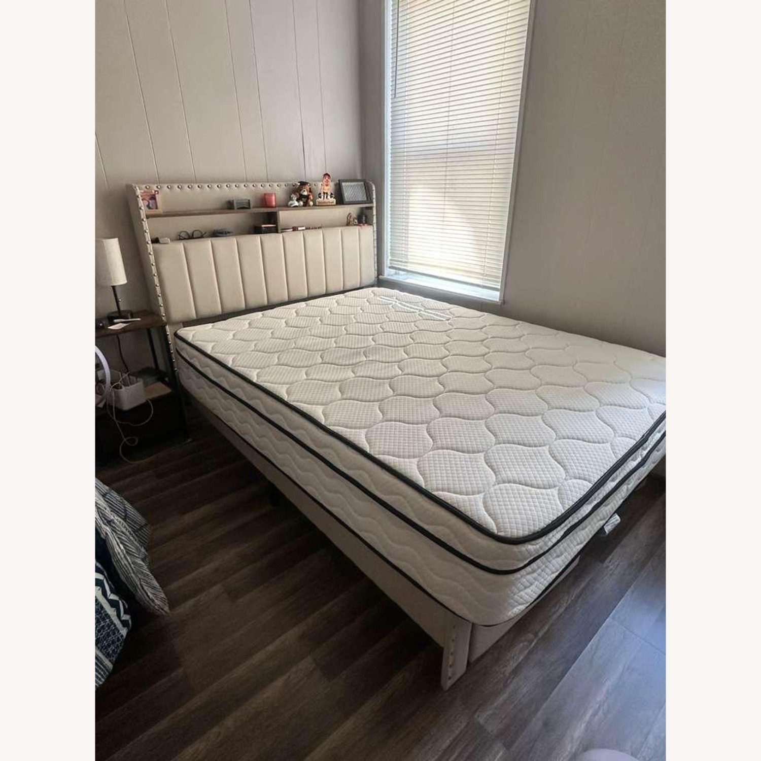 Amazon Beige Fabric Full Bed - image-3