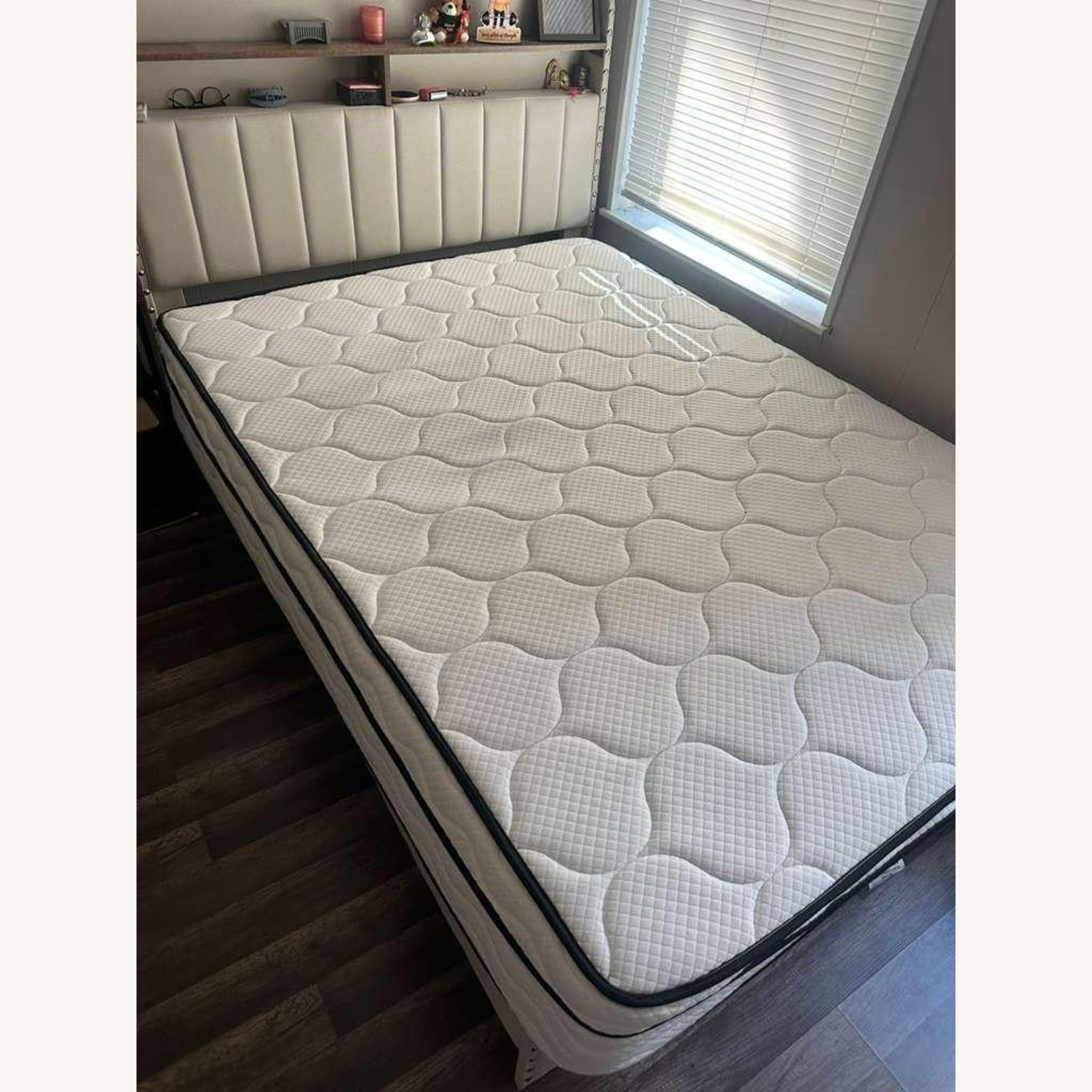 Amazon Beige Fabric Full Bed - image-1