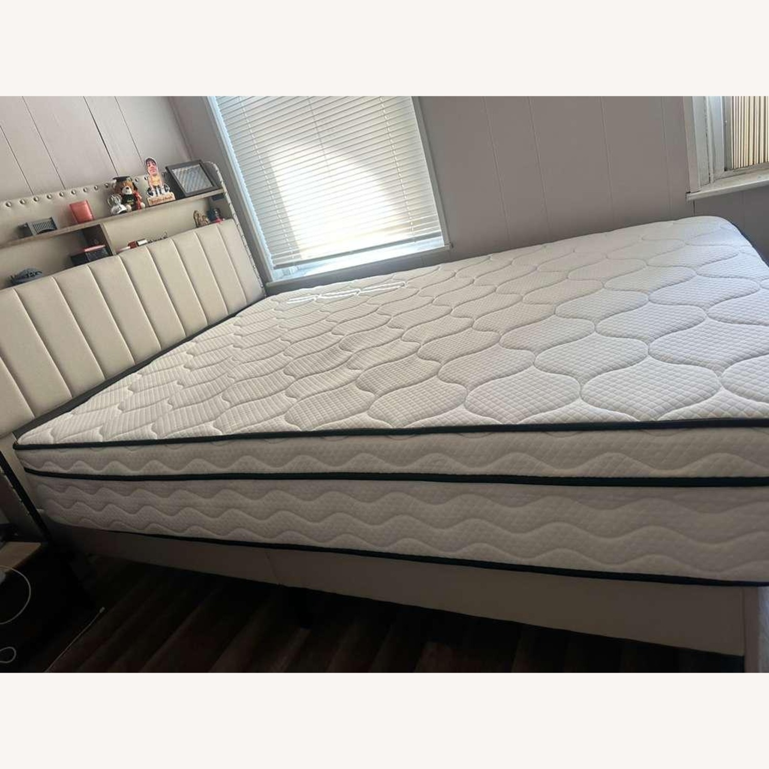 Amazon Beige Fabric Full Bed - image-2