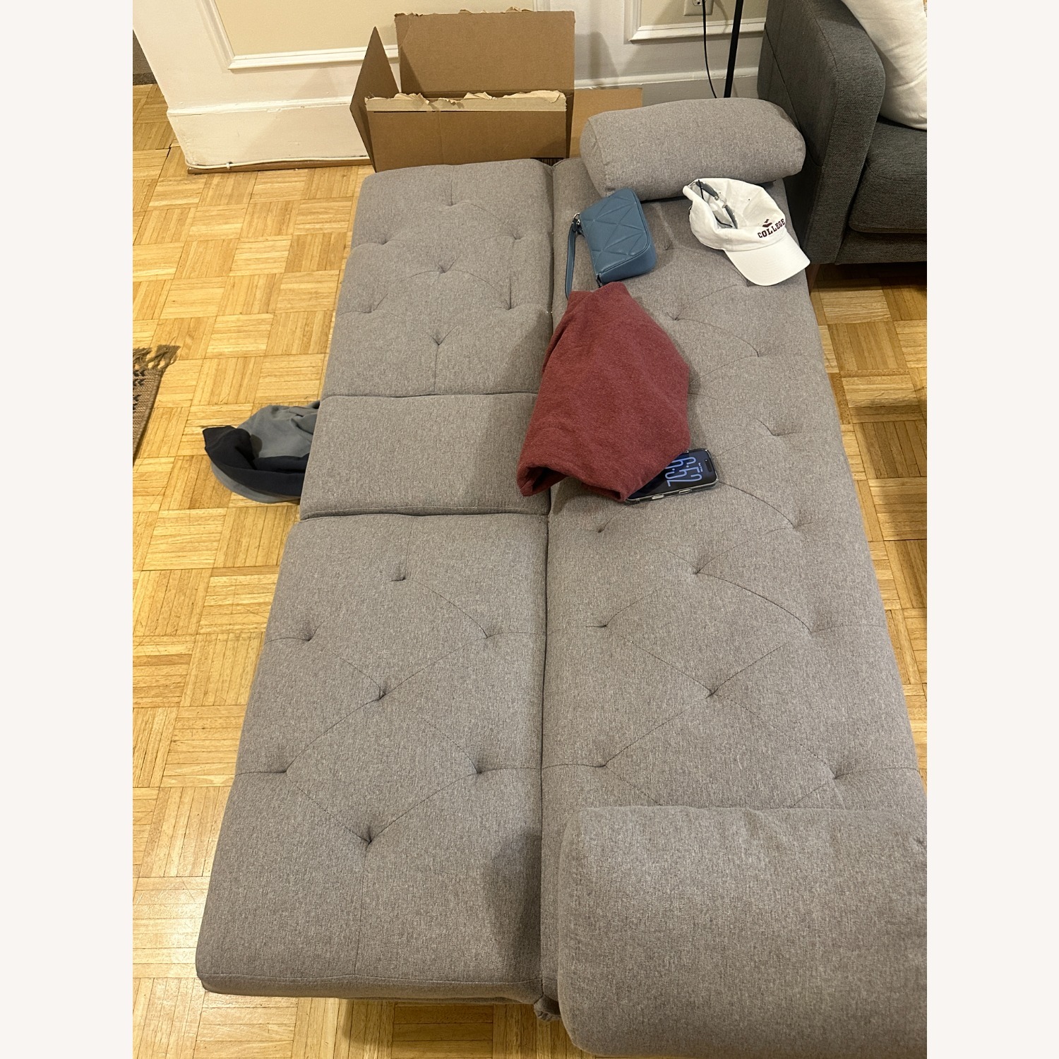 Wayfair Light Gray Fabric 3+ Piece Sectional - image-2
