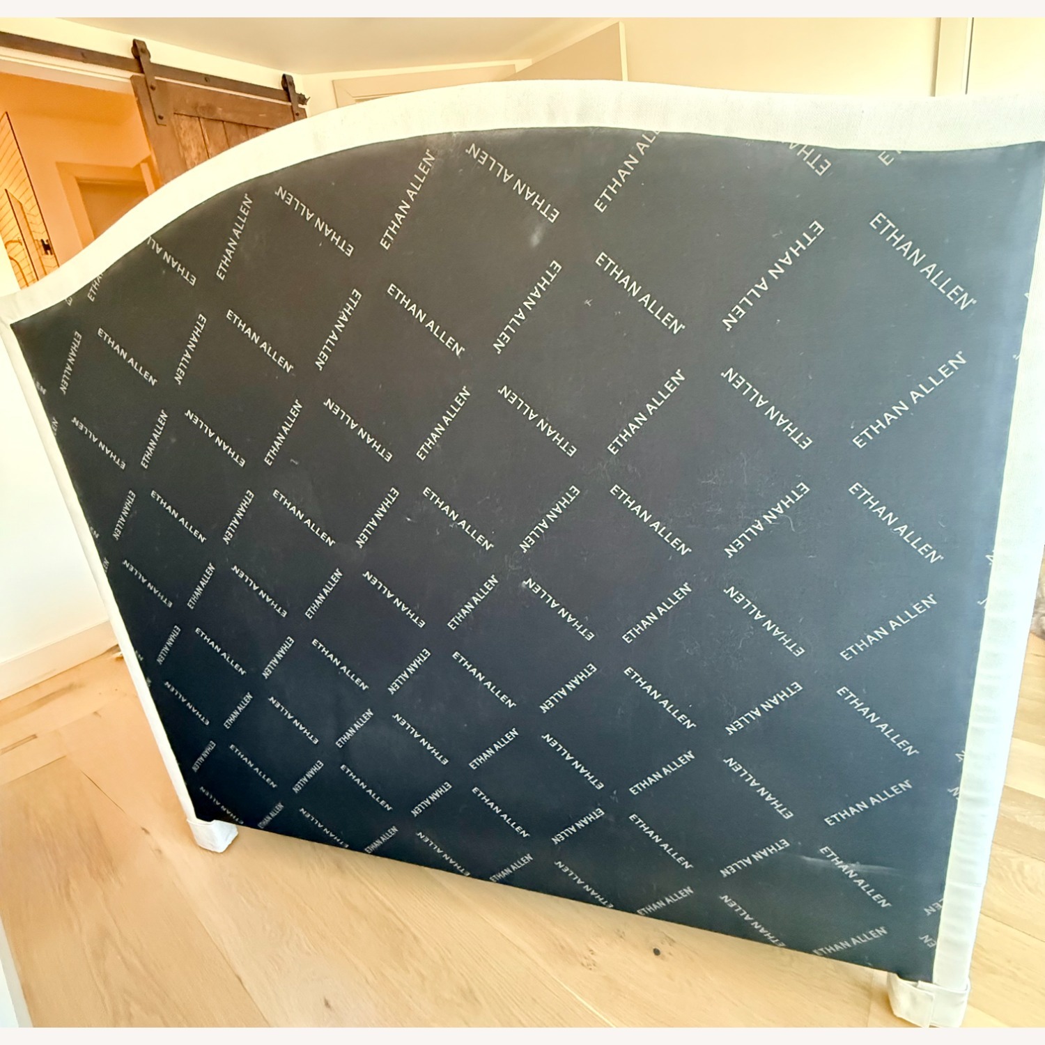 Ethan Allen Bed Frame W Nailhead Trim - image-2