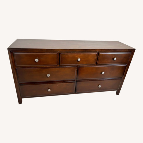 Used Dark Brown Wood Dresser for sale on AptDeco