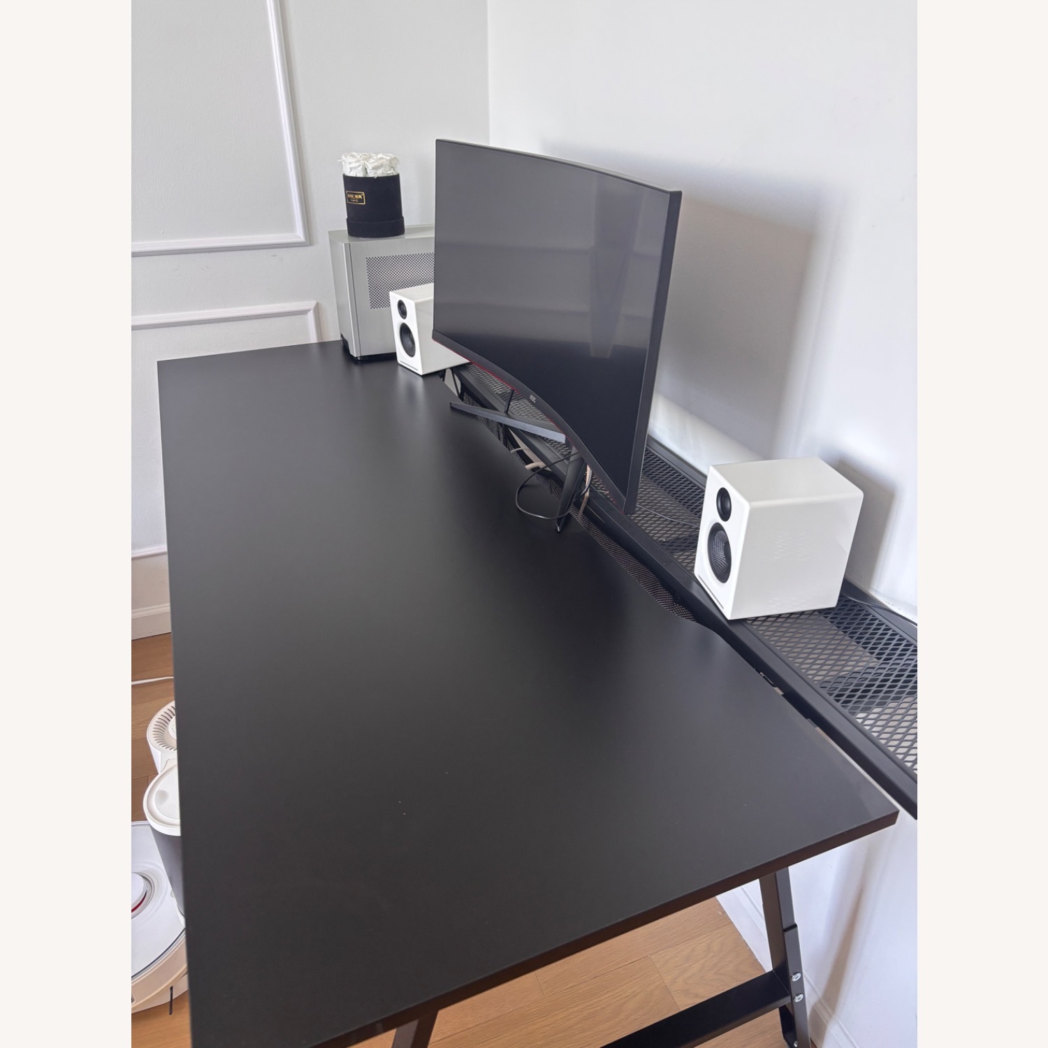 IKEA Black Desk - image-1