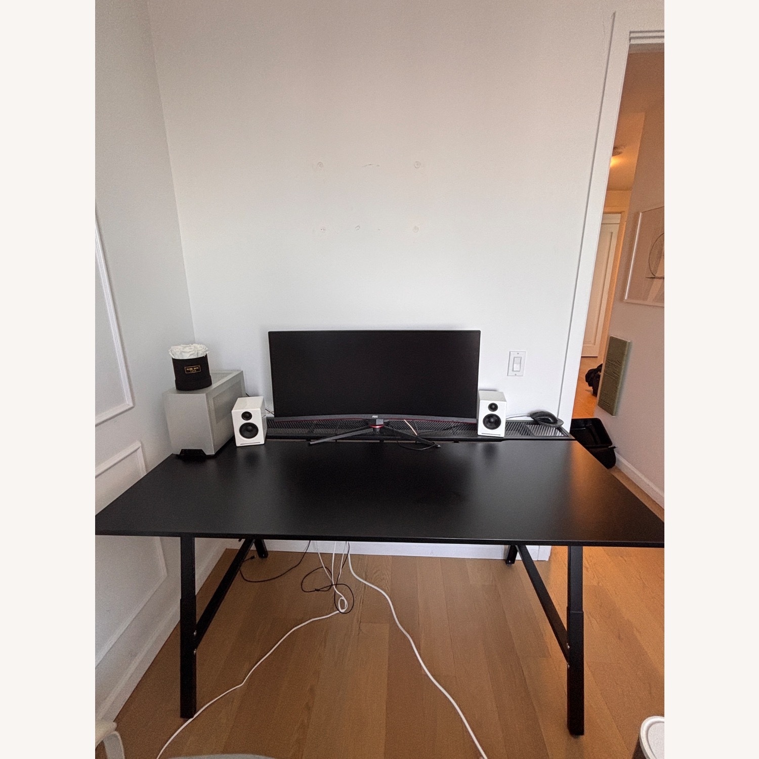 IKEA Black Desk - image-2