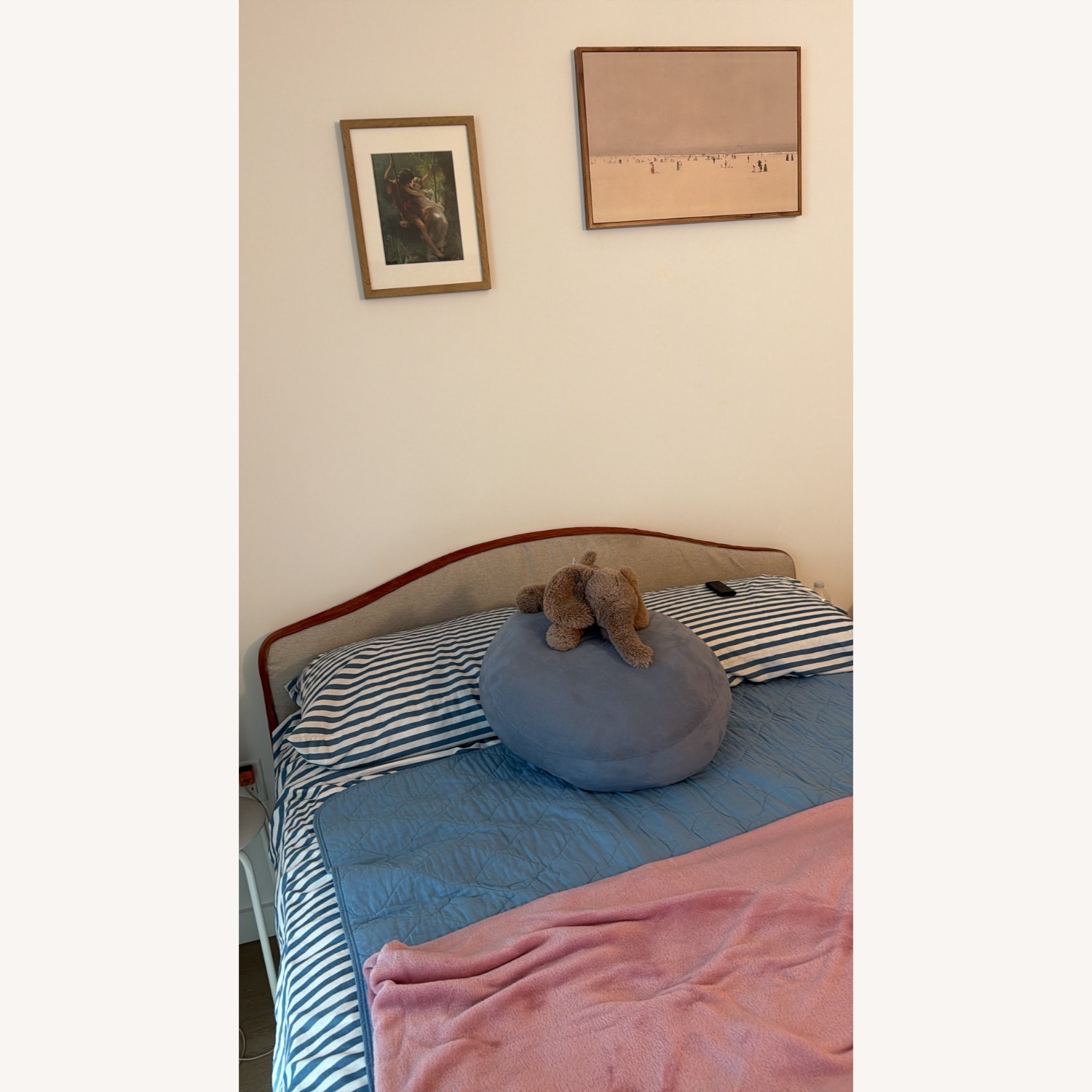 IKEA Ramnefjäll Natural Fabric Full Bed - image-2