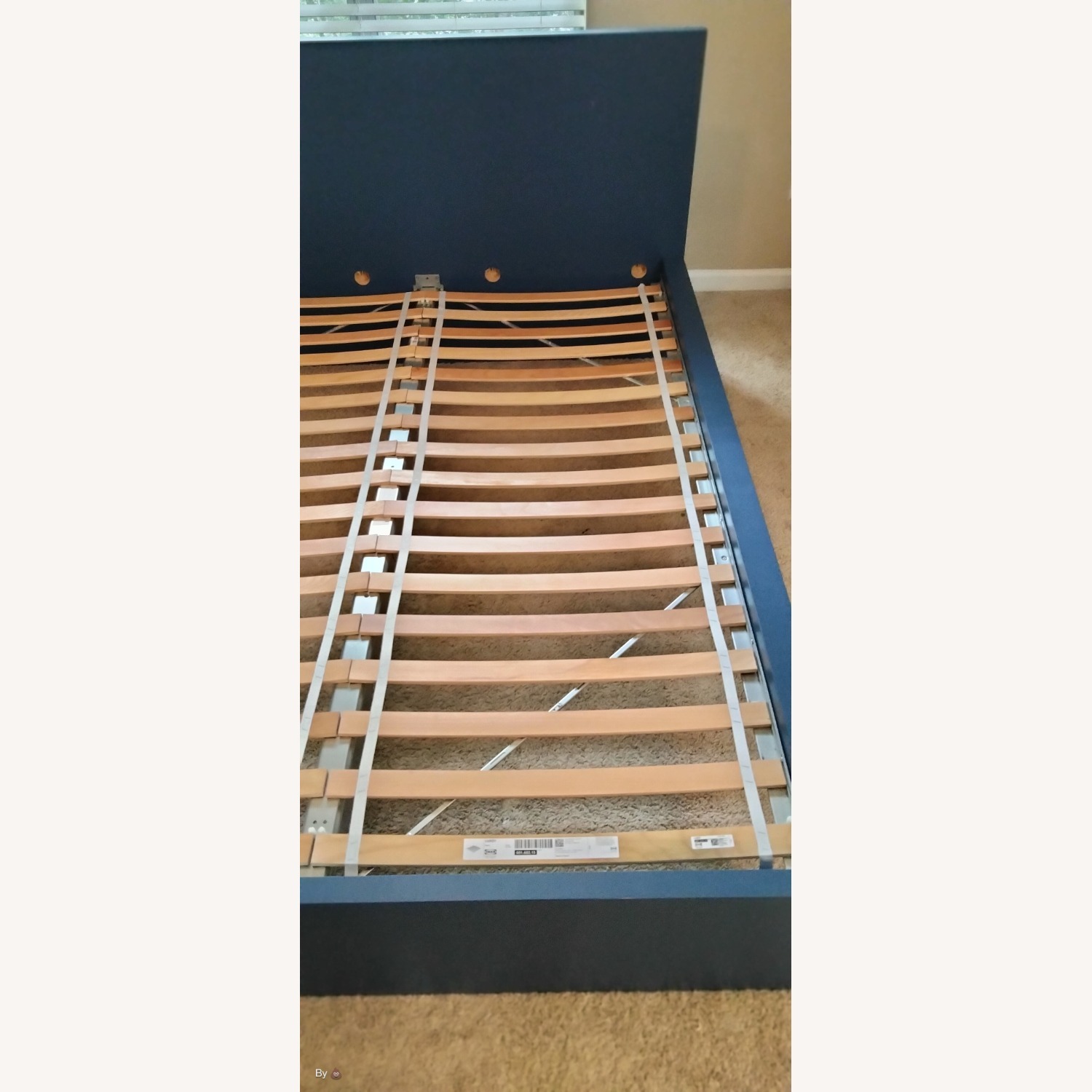IKEA Malm Blue Queen Bed - image-14