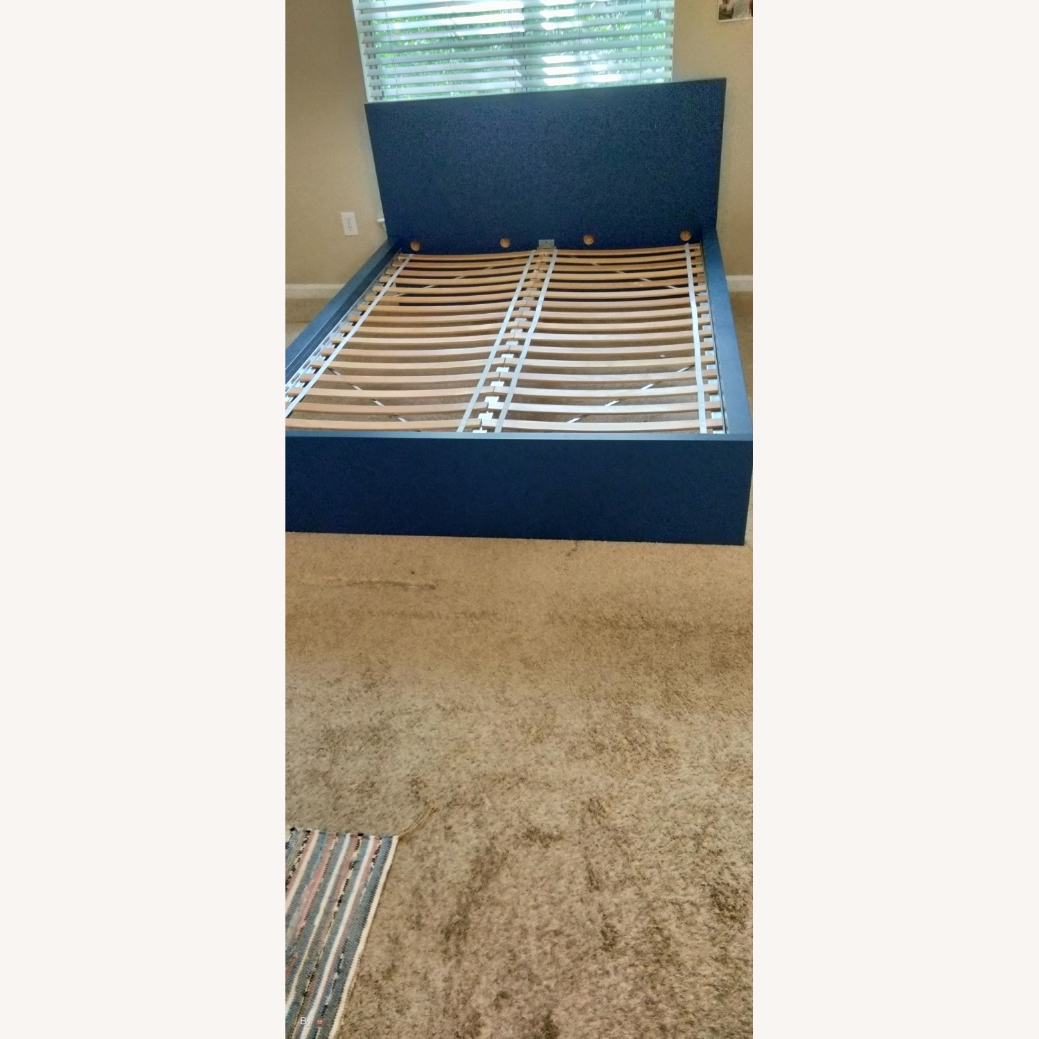 IKEA Malm Blue Queen Bed - image-10