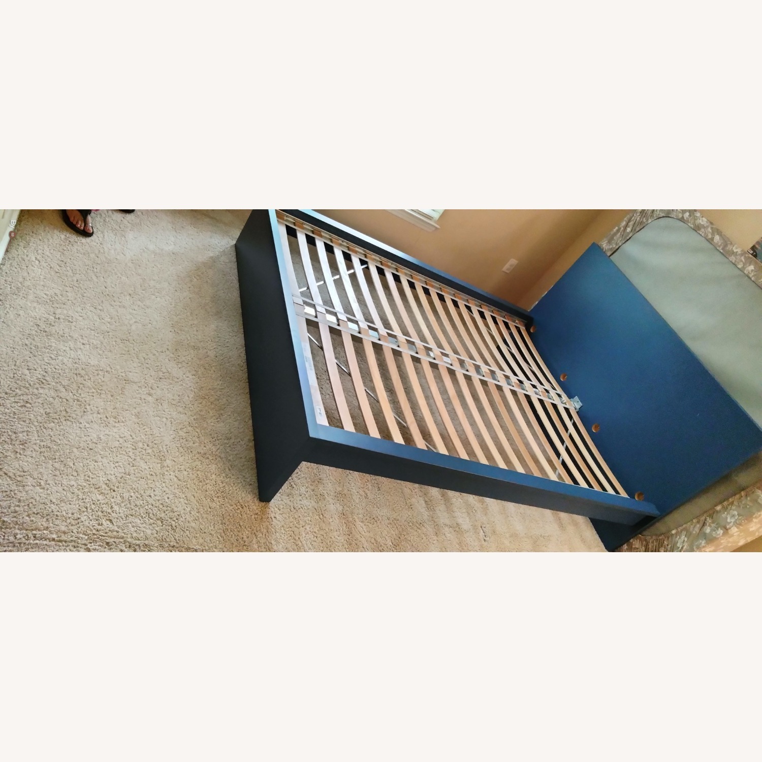 IKEA Malm Blue Queen Bed - image-5