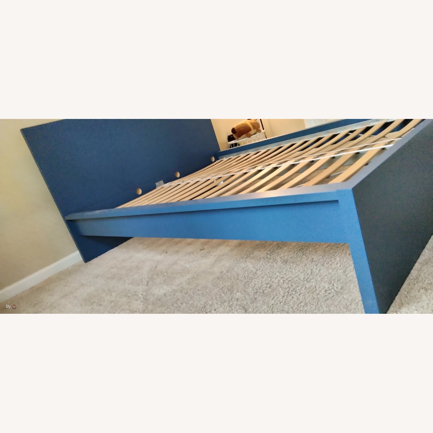 IKEA Malm Blue Queen Bed - image-6