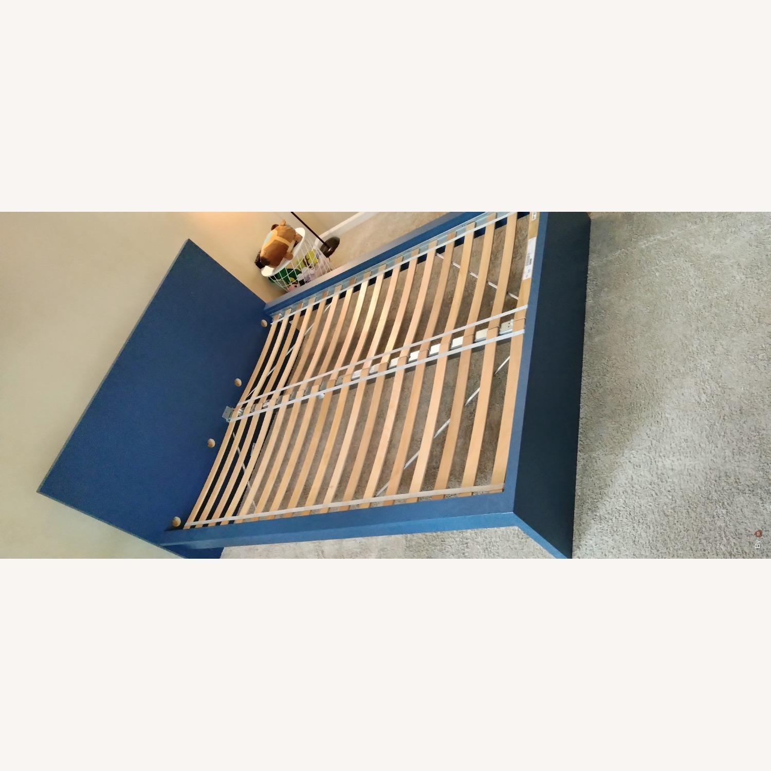 IKEA Malm Blue Queen Bed - image-9