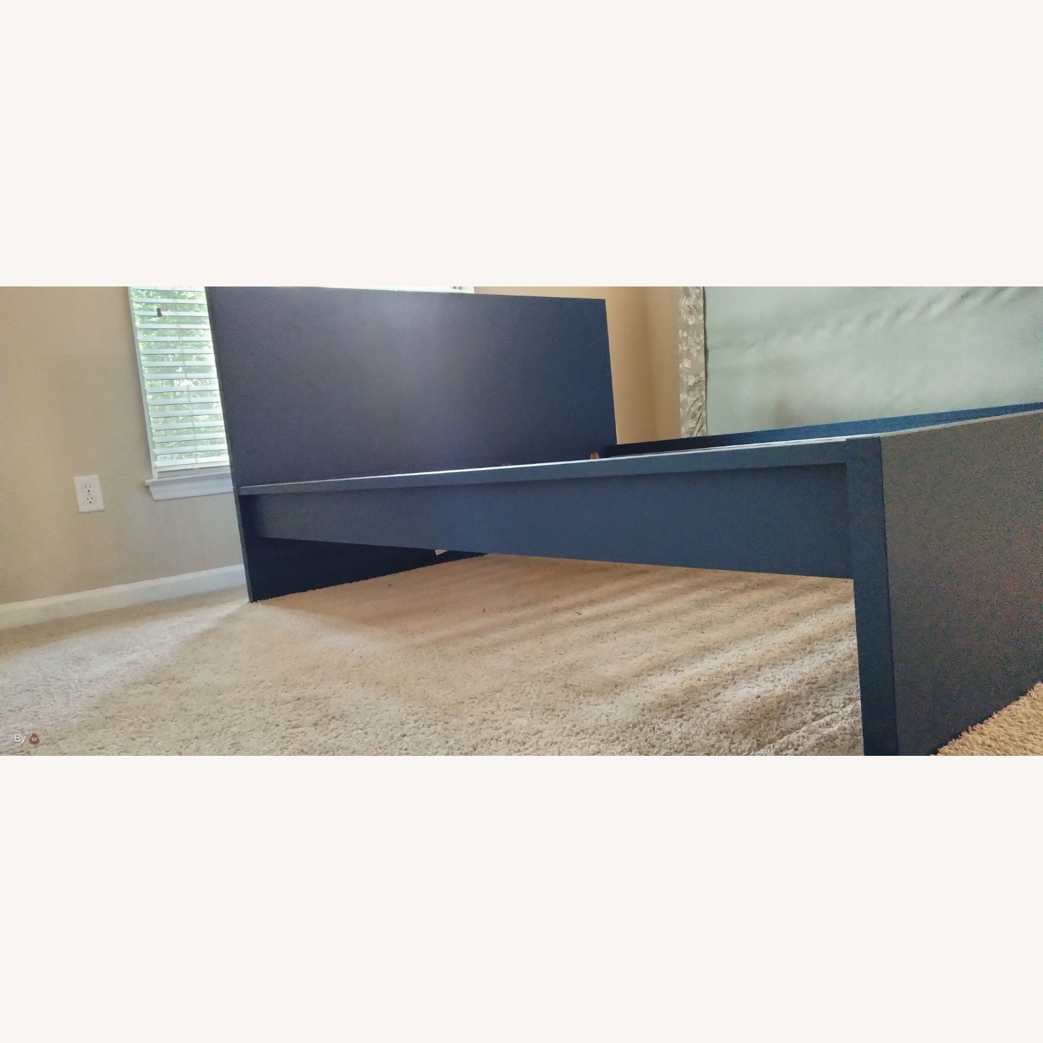 IKEA Malm Blue Queen Bed - image-4