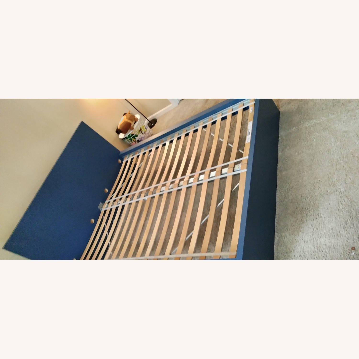 IKEA Malm Blue Queen Bed - image-8
