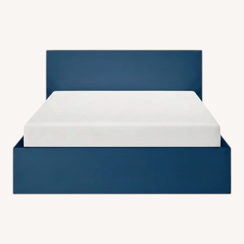 Used IKEA Malm Blue Queen Bed for sale on AptDeco