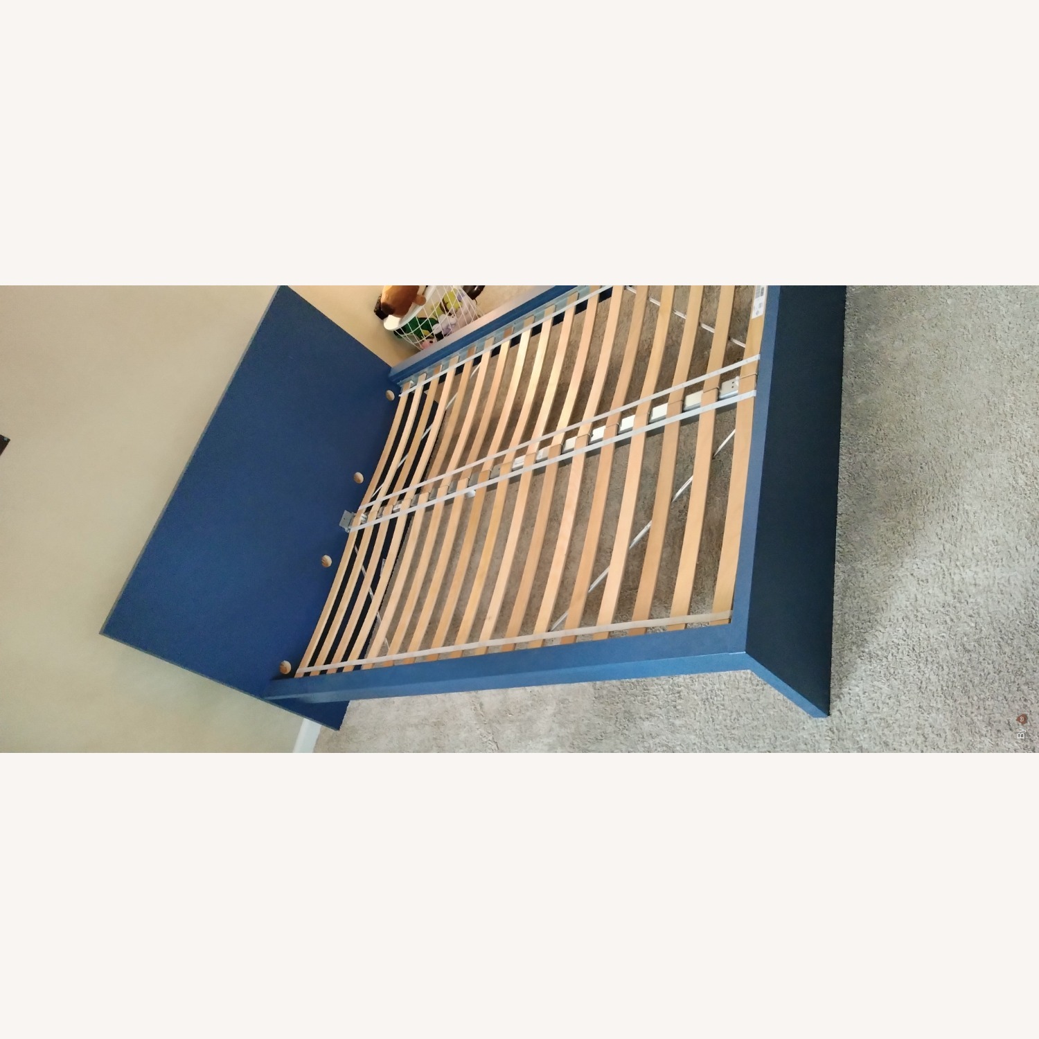 IKEA Malm Blue Queen Bed - image-17