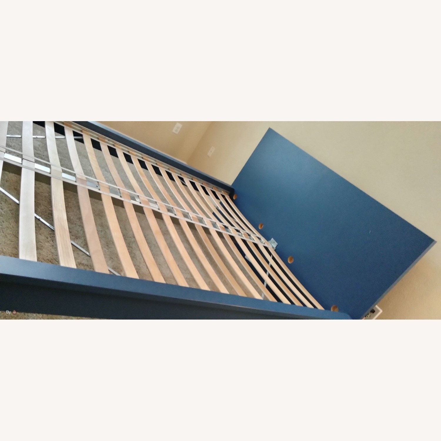 IKEA Malm Blue Queen Bed - image-3