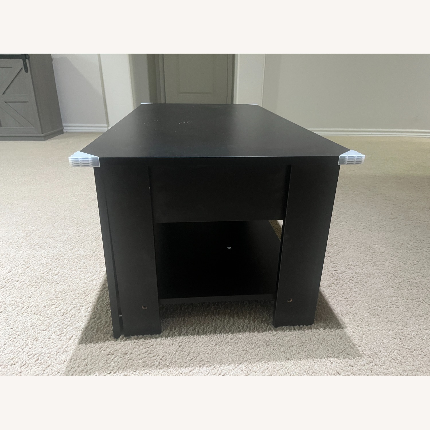 Black Wood Coffee Table - image-3