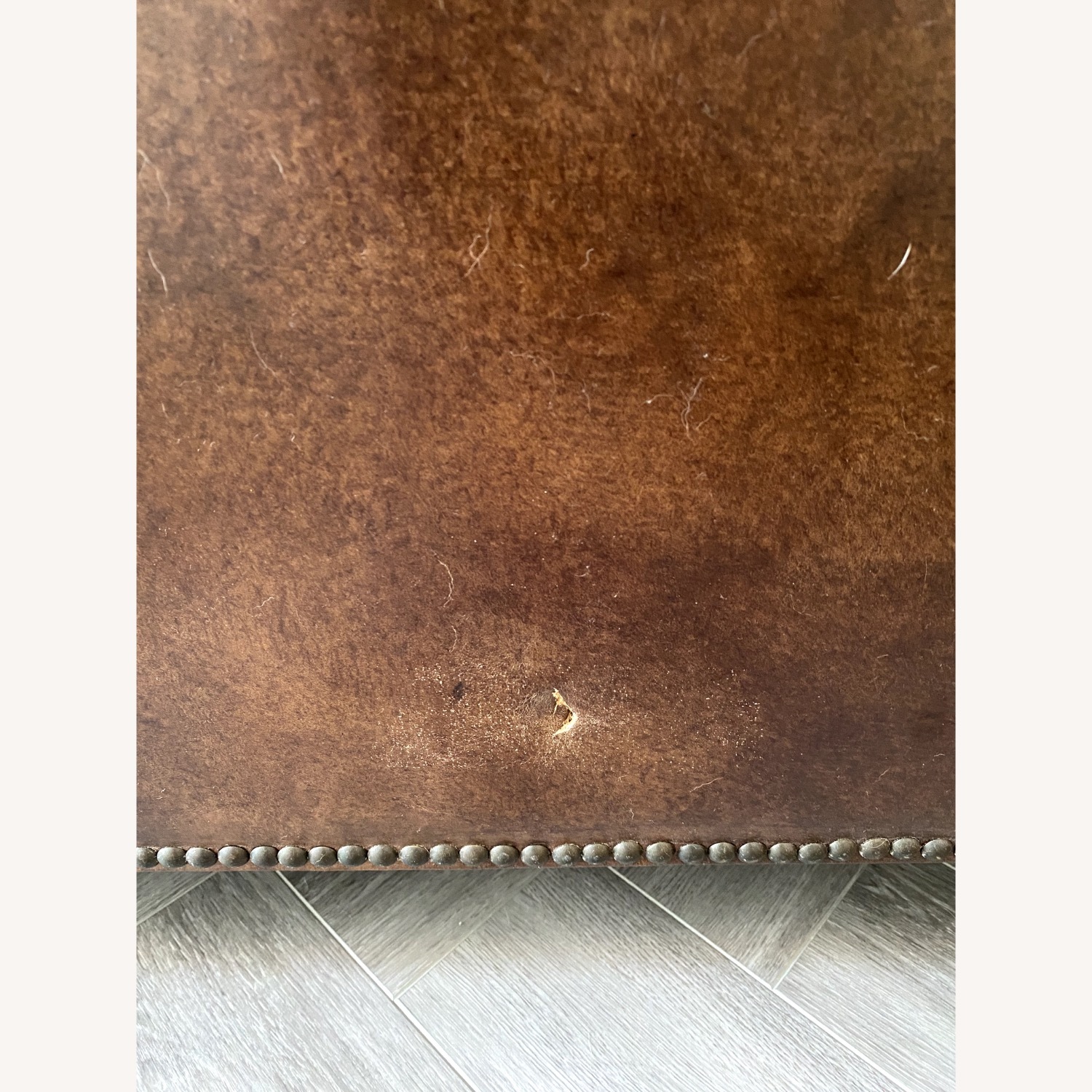 Restoration Hardware Kensington Chesterfield Luxe Vintage Leather Sofa - image-5