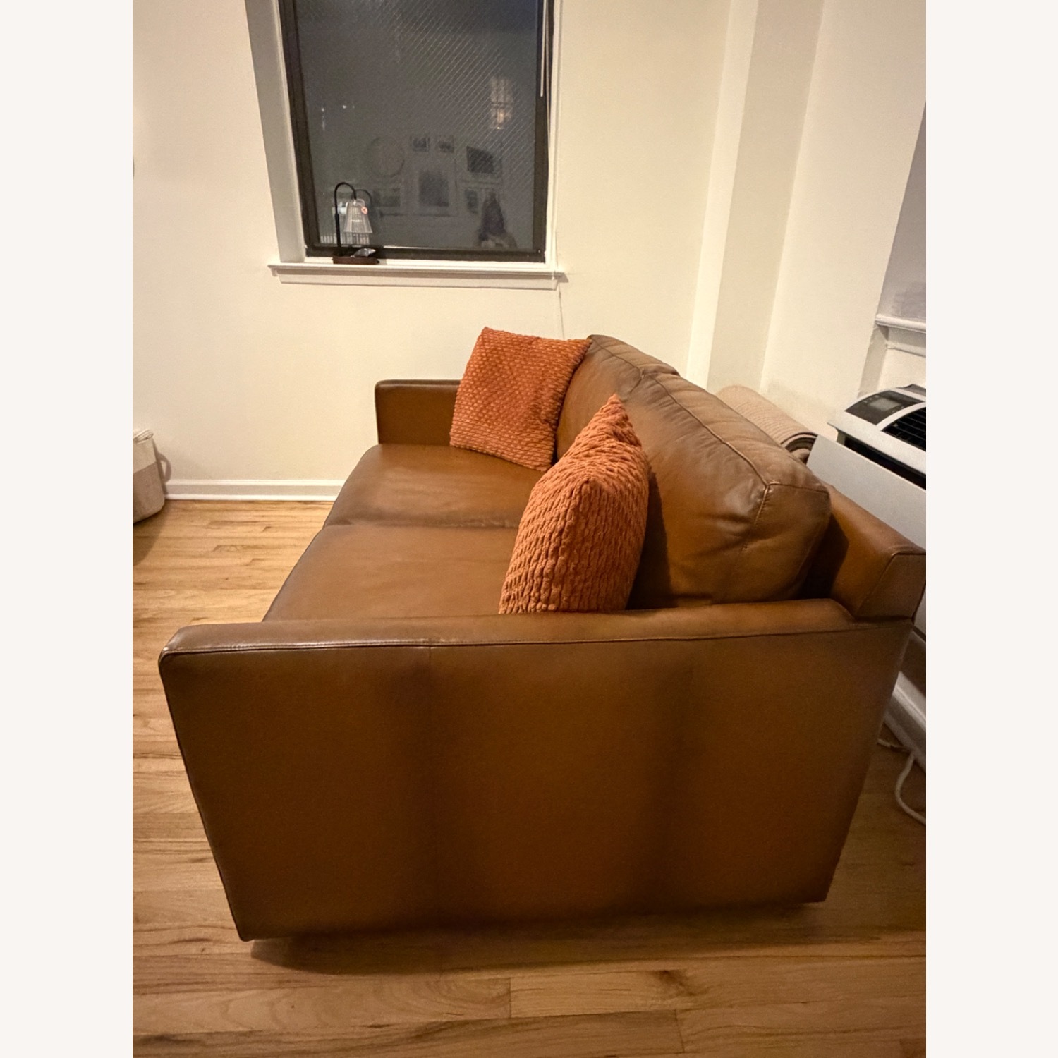 Pottery Barn Pacifica Leather Loveseat 69” - image-2
