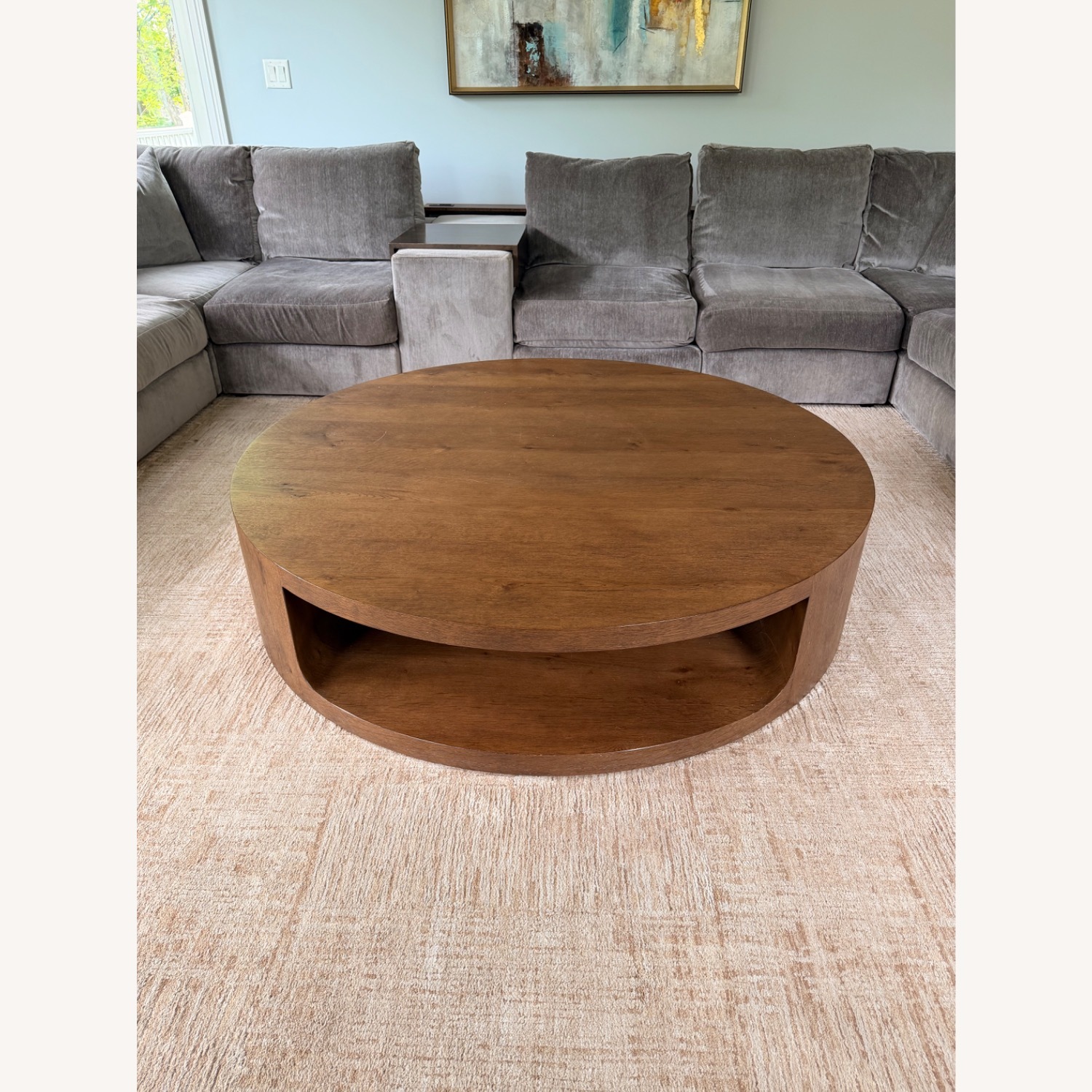 Restoration Hardware Oslo Brown Oak Wood Table - image-2