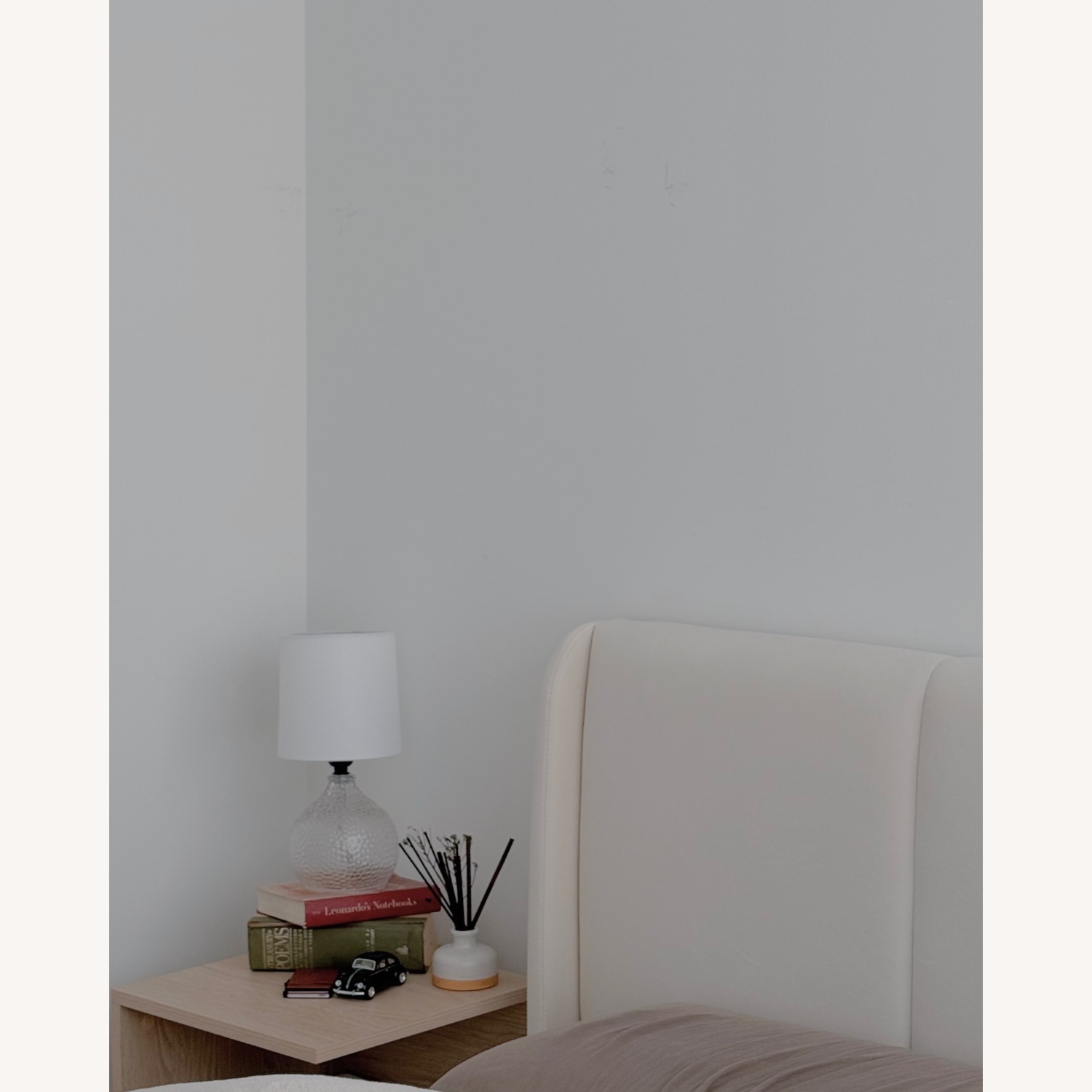Wayfair White Fabric King Bed - image-1