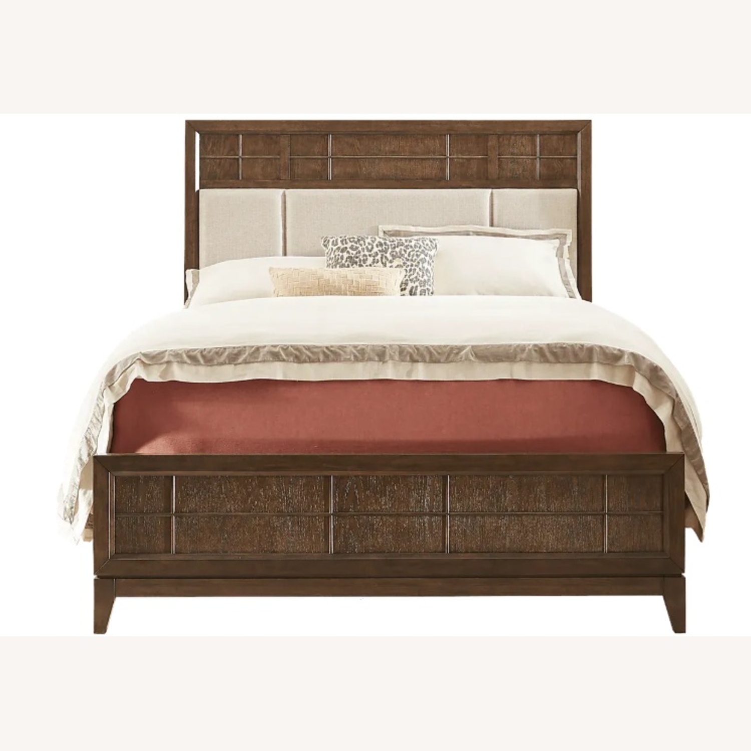 Rooms To Go Dark Brown Wood King Bed - image-4
