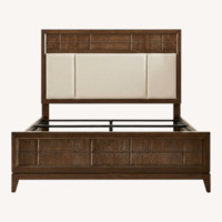 Rooms To Go Dark Brown Wood King Bed