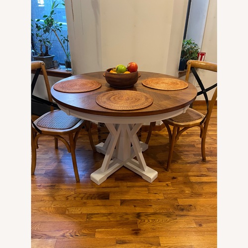 Used Wayfair Dark Brown Wood Dining Sets for sale on AptDeco