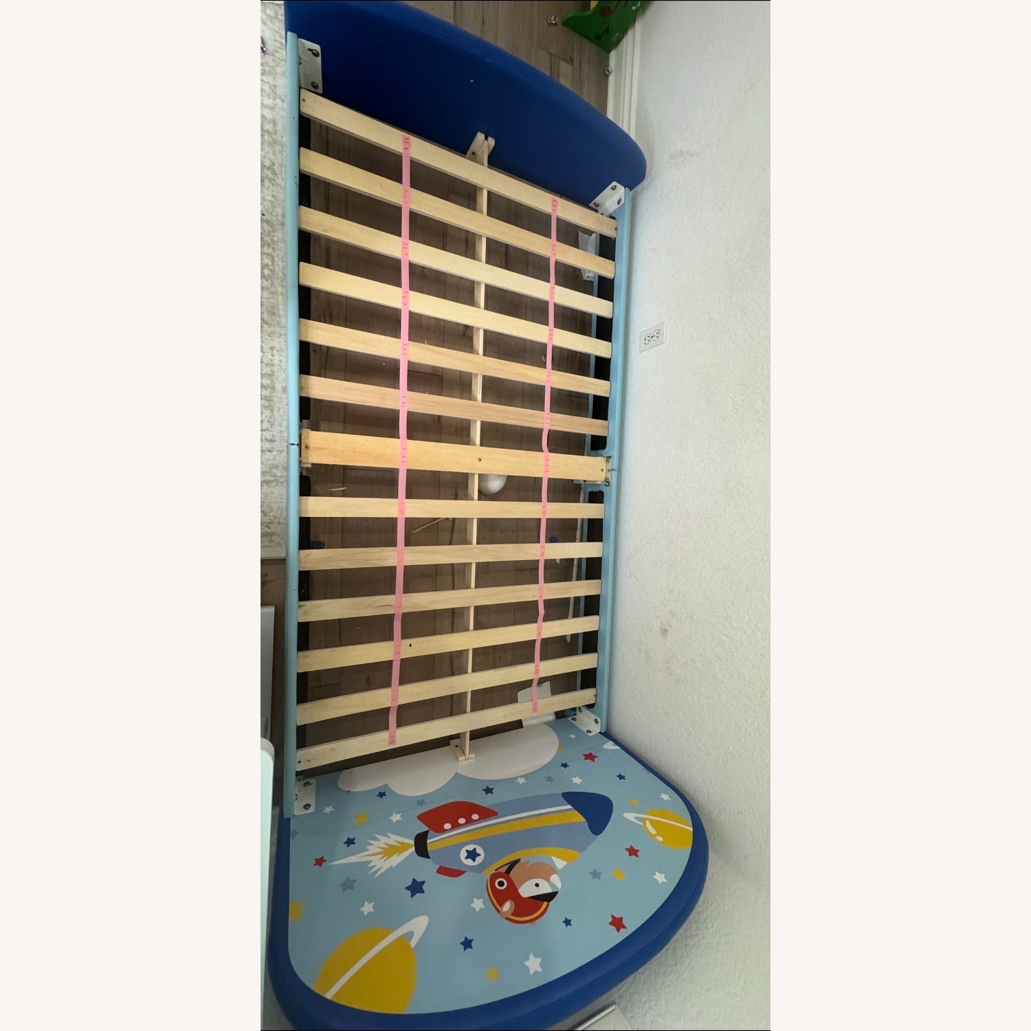 Bed Bath & Beyond Space Adventures Blue Wood Twin Bed - image-3