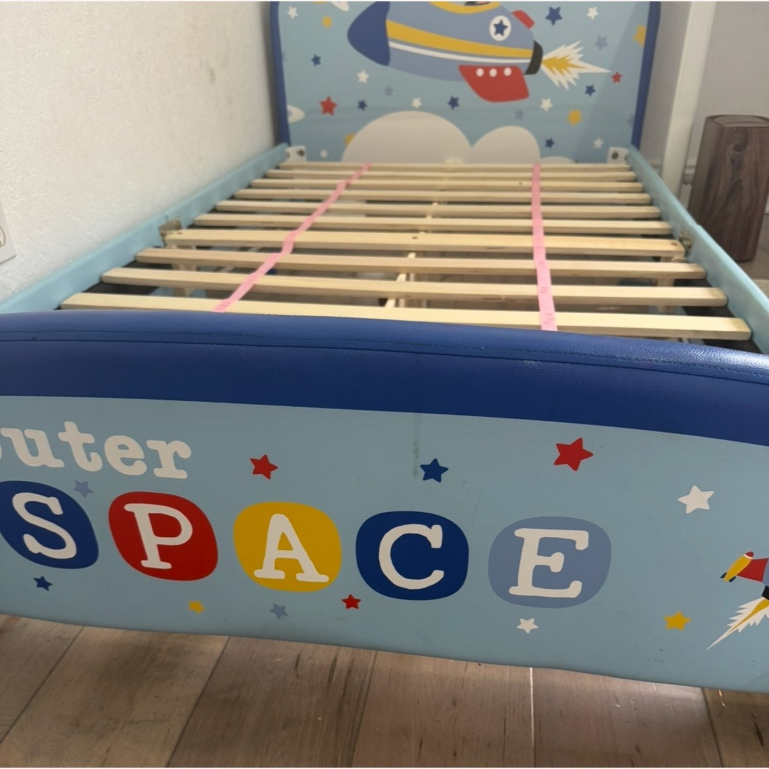Bed Bath & Beyond Space Adventures Blue Wood Twin Bed - image-1
