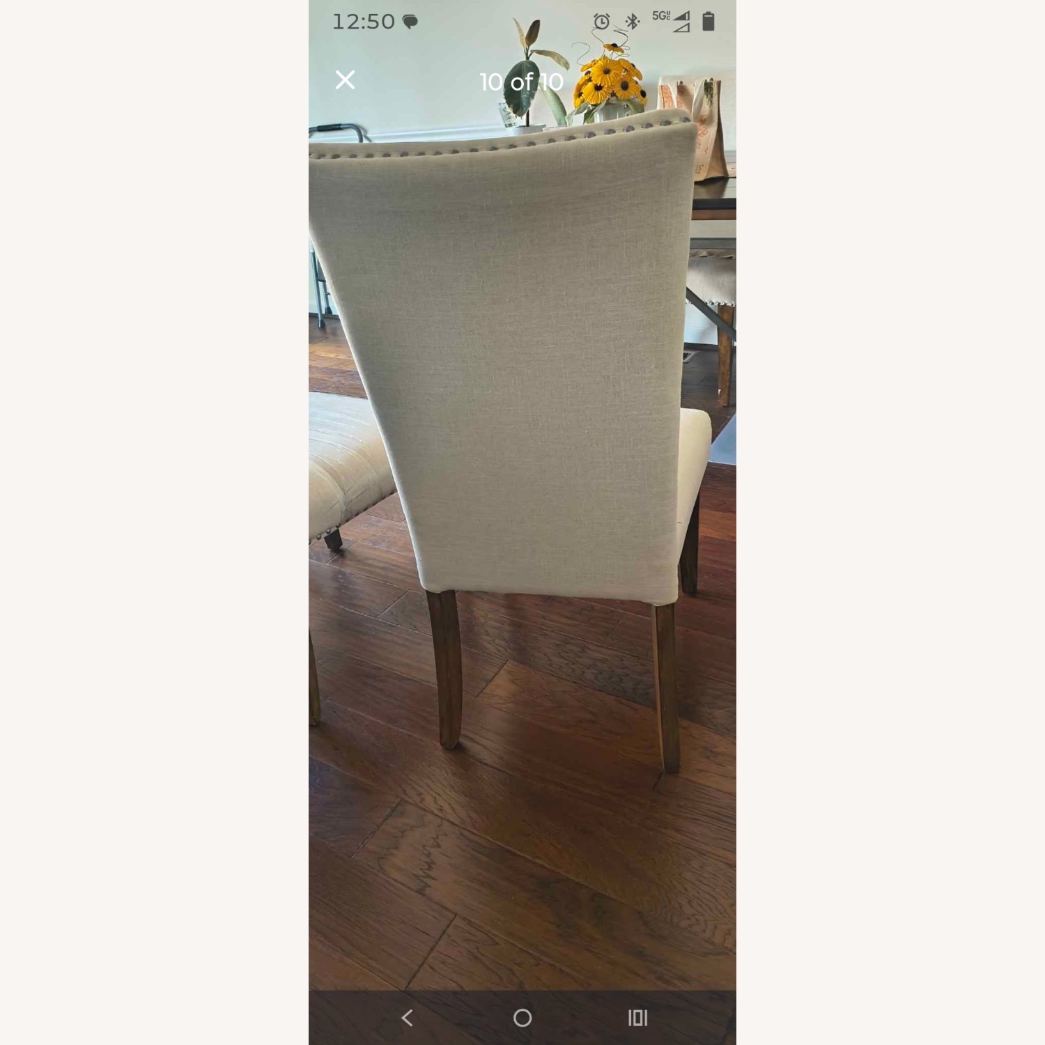 True Value Dark Brown Wood Dining Table - image-7
