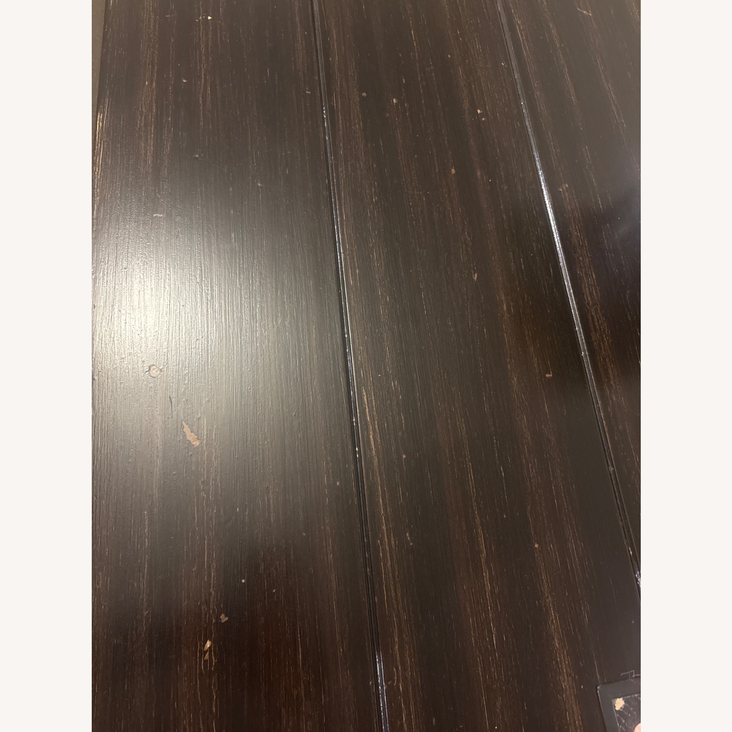 True Value Dark Brown Wood Dining Table - image-3