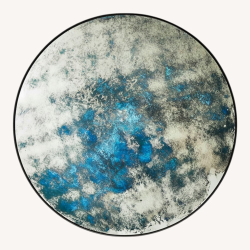 Used ABC Carpet and Home Large Round Antiqued Mirror for sale on AptDeco