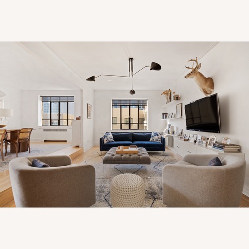 Used ABC Carpet and Home Blue Velvet 3+ Seater Sofa for sale on AptDeco