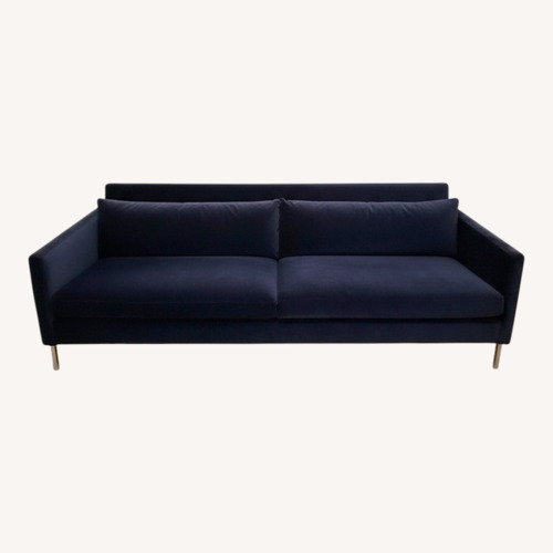 Used ABC Carpet and Home Blue Velvet 3+ Seater Sofa for sale on AptDeco