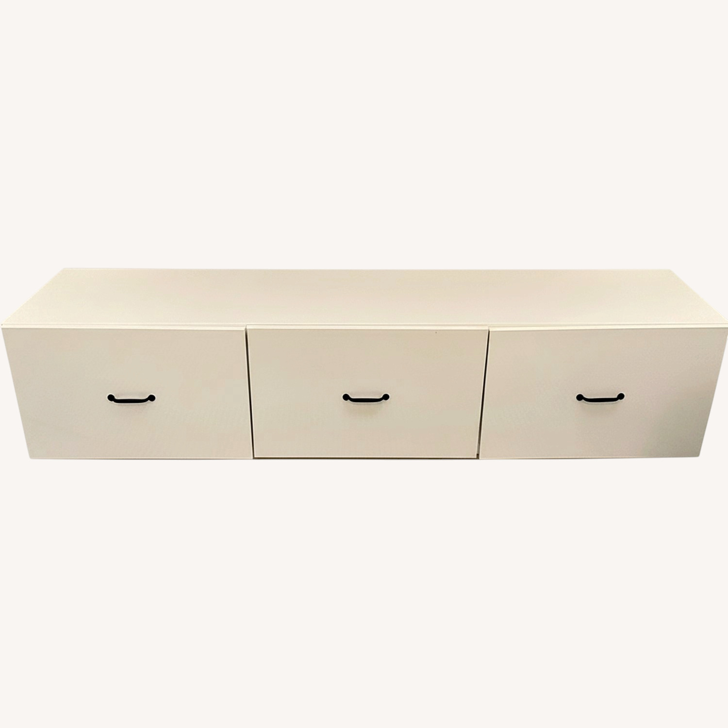 White Media Console / TV Stand - image-0