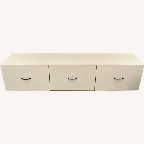 Used White Media Console / TV Stand for sale on AptDeco