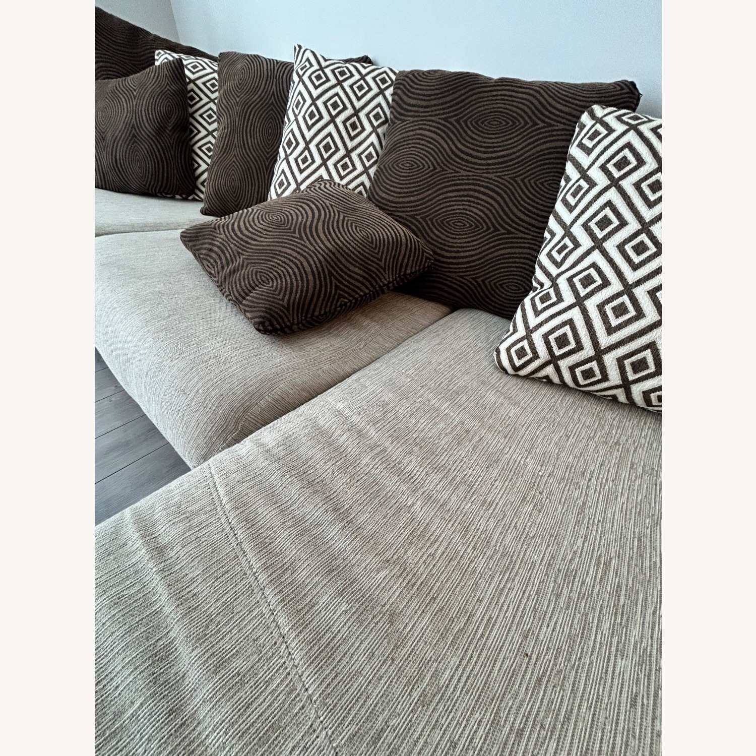 Raymour & Flanigan Natural 3+ Piece Sectional - image-5