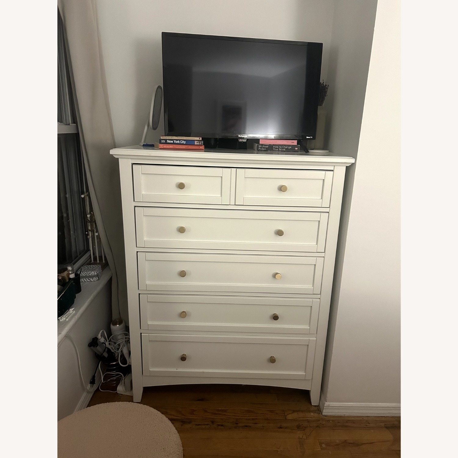 Boston Interiors White Wood Dresser - image-1