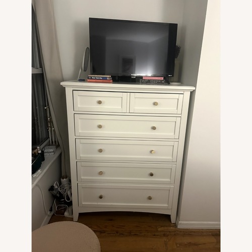 Used Boston Interiors White Wood Dresser for sale on AptDeco