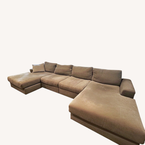 Used Ashley Furniture Light Gray 3+ Piece Sectional for sale on AptDeco