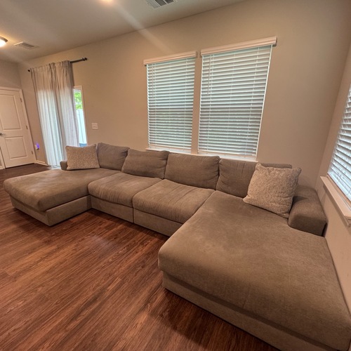 Used Ashley Furniture Light Gray 3+ Piece Sectional for sale on AptDeco