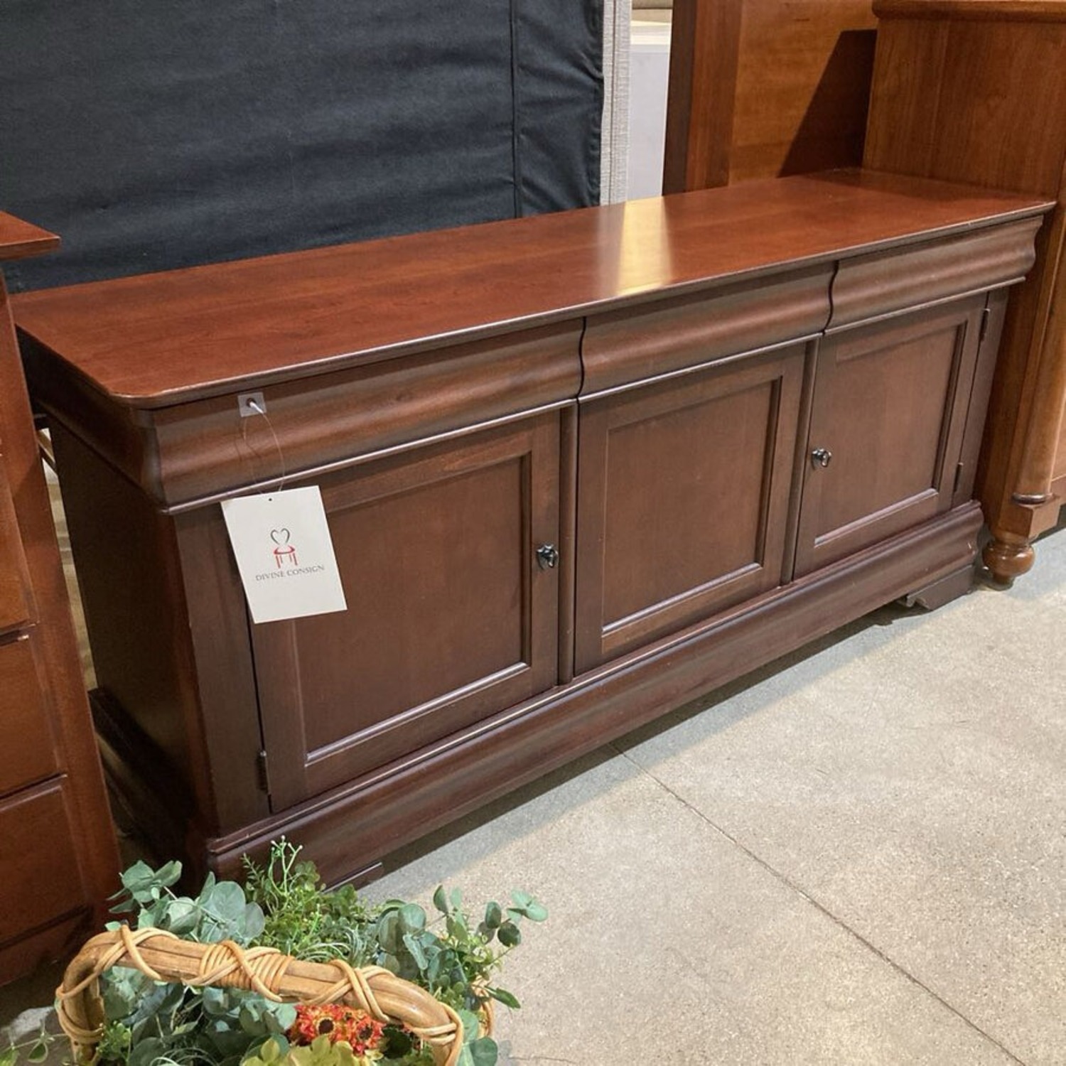 Broyhill Traditional Solid Wood 3-Drawer Sideboard - image-2